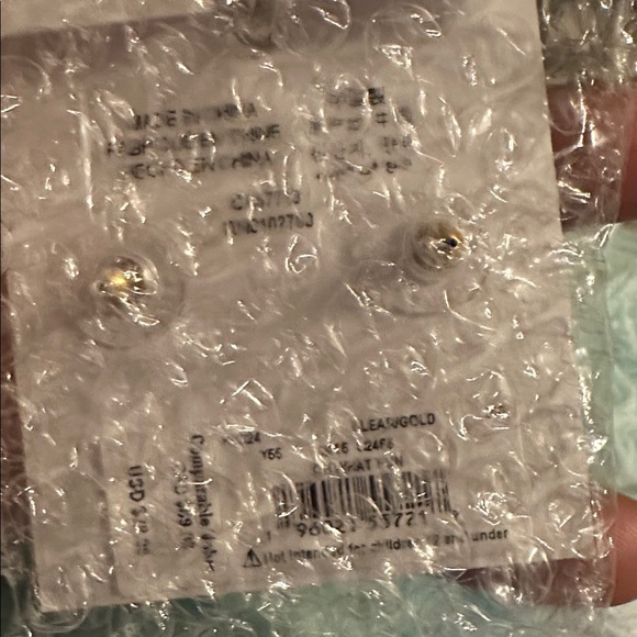 Kate Spade Gold Teddy Bear Studs - Picture 6 of 9